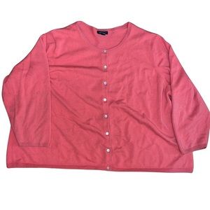 Pink cardigan size 5X